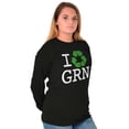 thumbnail image 4 of Recycle GRN Earth Day Save the Planet Long Sleeve TShirt Men Women Brisco Brands X, 4 of 6