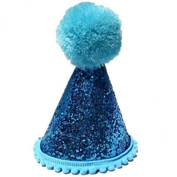3xPets Accesorios Con Diadema Gorro De Cumpleaos Para Mascotas Fiesta De Cumpleaos Gatito Azul