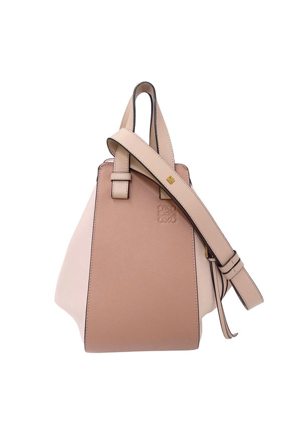 Pre-Owned LOEWE Women's Brand Handbag/Shoulder Bag, 2-Way Leather Hammock Small, Pink... (Good)