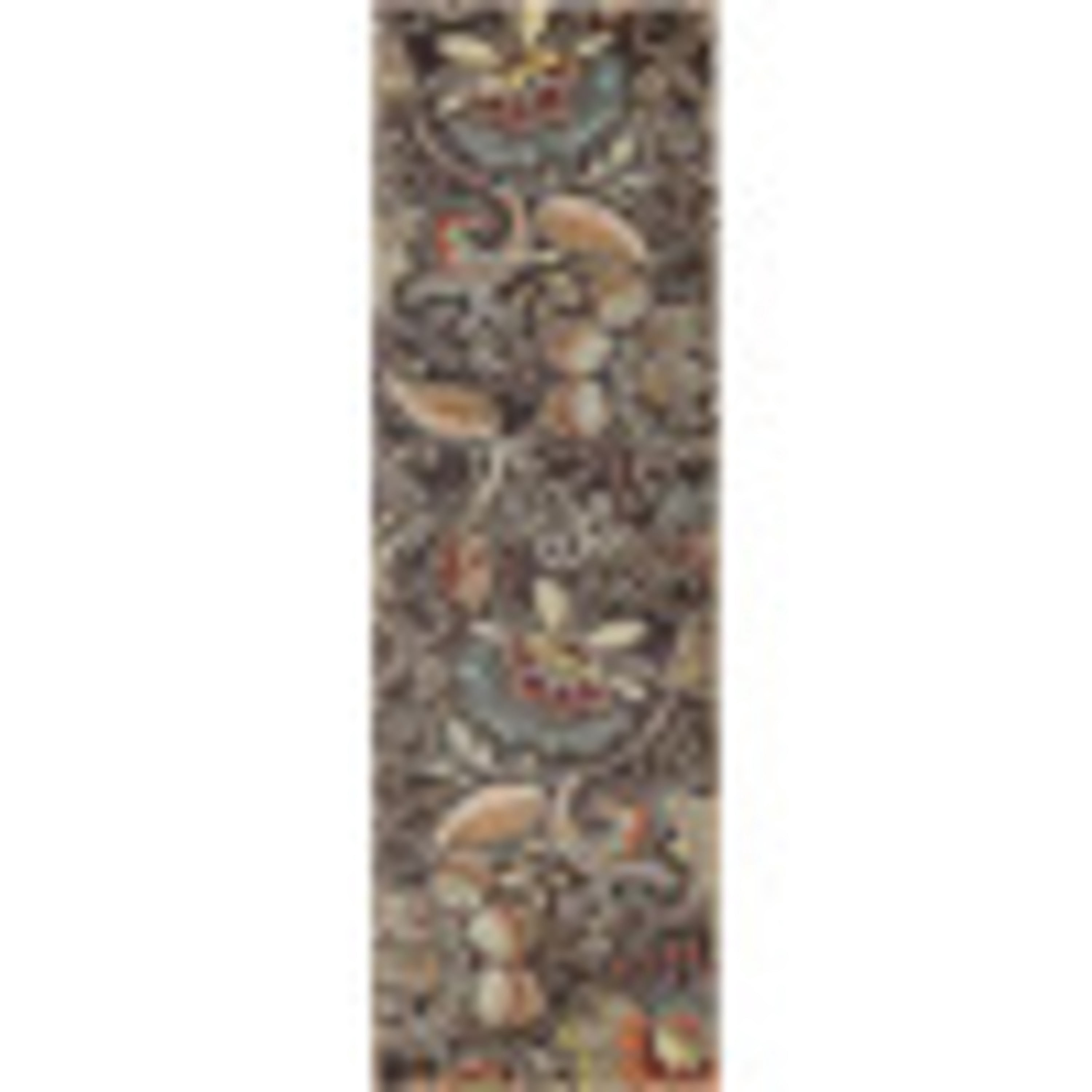 Capri Transitional 2' x 7.7' Brown and Beige Polypropylene Indoor Area Rug