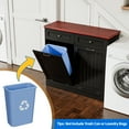 thumbnail image 4 of GETYES Double Tilt Out Trash Cabinet, Wooden Free Standing Recycling Bin, 10 Gallon (Black), 4 of 8