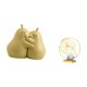 thumbnail image 5 of Sujetalibros De Cerámica Y Hierro Con Forma De Pera Abrazando Una Hoja. Figura Decorativa De Colección, Ideal Para Estantería, Oficina, Chimenea, Escritorio O Dormitorio., 5 of 8