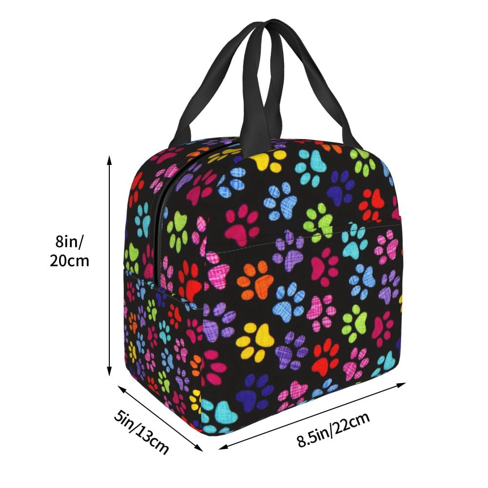 The Beatle Submarine Lunch Bag for Women Men Waterproof Insulated Canvas Cooler Thermal Food Containers Picnic Work Lunch Box