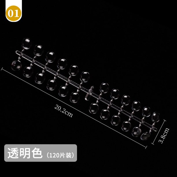50 Uds puntas de uñas postizas paleta de esmalte de uñas arte práctica abanico pegatina de Color pantalla/prensa en las uñas mostrando estante herramienta de uñas postizas # Tan Jianjun unisex