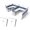 Blue, variant on SUNLINE Office Cubicle Kit - 2 Person Modular Workstation Set with 7 Layout Options and 2 XL Whiteboards - Blue
