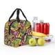 thumbnail image 5 of Easygdp Colrful Tropical Leaves Bolsa Térmica Premium - Tela Oxford Impermeable, Gran Capacidad, Bolsillo Frontal, Unisex para Trabajo, Escuela, Actividades al Aire Libre y Picnics, 5 of 8