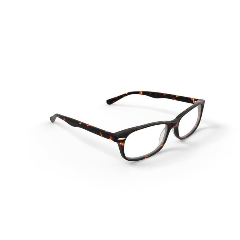 Walmart Men's FM9195 Rectangular Prescription Eyeglasses with Case