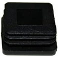 thumbnail image 4 of Springhouse 12 Pack: 1" Square Black Plastic Plug Tube End Cap for Metal Tubing 1x1 Inch Fence, Glide Insert for Pipe Post, Chairs and Furniture, 4 of 4