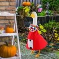 thumbnail image 5 of Gaggleville Halloween Party Decorations Porch Goose Costume Set-Fits Large 23" H Statue, by Fox Valley Traders, 5 of 6