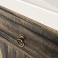 thumbnail image 2 of Yulika 36" Freestanding Farmhouse Bathroom Vanity Set with Integrated Ceramic Sink, Faucet & Drain Included, Rustic Wood Cabinet, 2 of 11