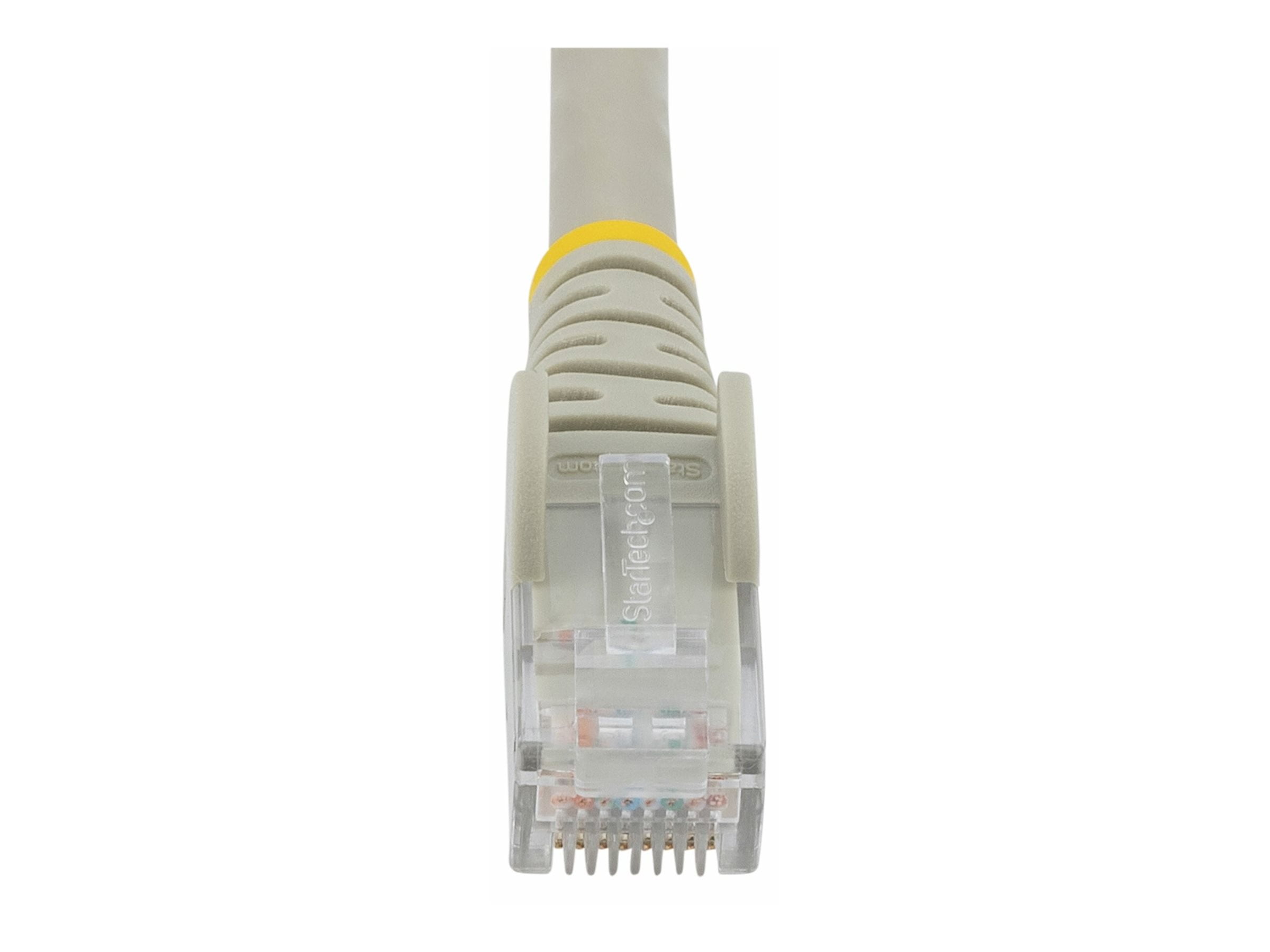 StarTech 30ft (9m) CAT6 Ethernet Cable - LSZH (Low Smoke Zero Halogen) - 10 Gigabit 250Mhz 100W PoE RJ45 UTP Network Patch Cord Snagless w/Strain Relief - Gray CAT 6, ETL Verified (N6LPATCH30GR)