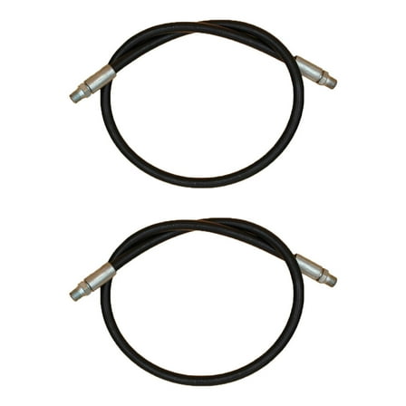 RAParts (2) New 1/4" x 38" High Pressure Hydraulic Hoses for Western Plows 55020 4424
