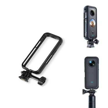 Plastic Protective Frame for Insta360 X3, Anti-wear Cover Case with Adapter Mount & Screw, Insta360 X3 Accessories