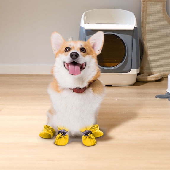Protective Reflective Winter Dog Shoes Warm Rain Boots For Small Medium Puppy Pet Accessories