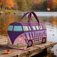 thumbnail image 3 of Hippie Van Quilted Duffle Bag - 2026 Duffle Bag For Travel Women Men Boho Travel Weekender Bag With Handle Retro Style Bohemian Travel Bags For Gym, Yoga, Summer Vacation Trips & Holiday Large, 3 of 8