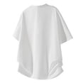 thumbnail image 4 of Mens Workout Shirts Short Sleeve Athletic Quick Dry Breathable Shirts Running Gym Crewneck T-Shirts Big and Tall Size M-5XL White, 4 of 7