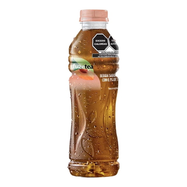 Té negro Fuze Tea sabor durazno 600 ml