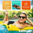 thumbnail image 6 of Open Box TRC Recreation 1.5" Thick Vinyl Foam Swimming Pool Float Mat, Yellow, 6 of 12