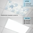 thumbnail image 3 of Fluorescent Light Covers for Ceiling Lights Classroom, Light Blue Gray Coastal Magnetic Ceiling Light Cover Filter for School,Office, 2X4 FT, Pack of 4, Ocean Animals Pattern, 3 of 9
