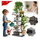thumbnail image 1 of Soporte Para Maceta Estante De Macetas Para Plantas 7 Niveles de interior y exterior Xtellar negro, 1 of 4