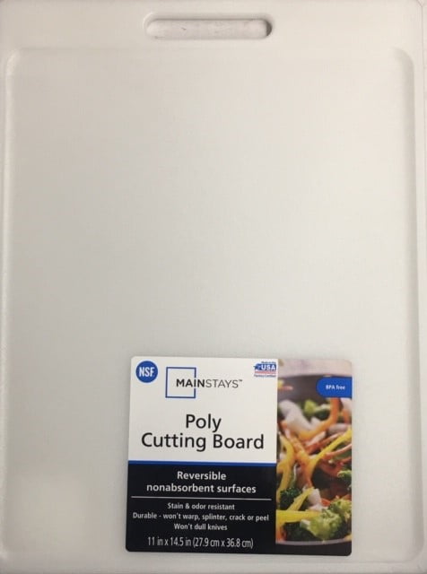 Mainstays Poly 11" x 14.5" Cutting Board
