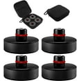 thumbnail image 1 of Jinsinto 4 Pieces Jack Pad Block Compatible with Tesla Model 3/Y/S/X, Rubber Jack Pad with Storage Case, Jack Pad, Jack Lift Pads, 1 of 5