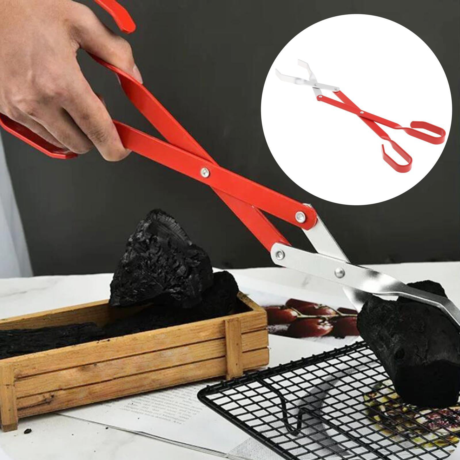 Barbecue Grilling Tongs Heavy Duty Lightweight Aluminum Alloy Tool