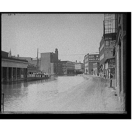 Historic Print, [Erie Canal, Utica, N.Y.], 16" x 20"