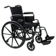 thumbnail image 5 of Traveler L4 Lightweight Wheelchair High Strength, Flip Back Desk Arm, Mag Black, 18 Inch, 250 lbs., 5 of 6