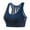 Mesh Navy, variant on URMAGIC Push-up Mesh Sports Bras for Women-Front/Back Cutout Sexy Workout Yoga Crop Top