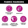thumbnail image 3 of Tulip Opaque Fabric Markers 6/Pkg-Primary, 3 of 5