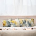 thumbnail image 4 of Ambesonne Abstract Throw Pillow Cover 4 Pack, Simple Painting Pattern, 24", Blue Grey and Mustard, 4 of 4