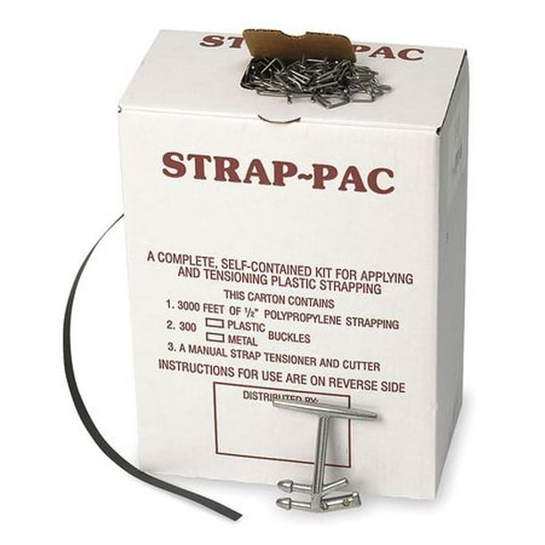 ZORO SELECT SP-W-GR Strapping Kit,Polypropylene,3000 ft. L - Walmart