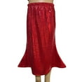 thumbnail image 2 of BJUTIR Summer Dresses For Girls Size 4-5 Y Shiny Metallic Pleated Skirt For Ballet Dance Party Red Sundress, 2 of 2