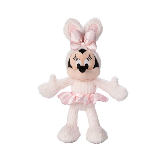 Disney Store Official Minnie Mouse Easter Plush, 13 Inches, for Boys and Girls, Squishy Animals, Perfect Easter Basket Stuffer or Spring Decor, Suitable for All Ages 0