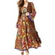 thumbnail image 4 of Disfraz de hippie para mujer, accesorios de ropa, disfraz de hippie, vestido retro, chaleco con L, 4 of 10