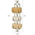 thumbnail image 3 of Bain Wall Mount Rack Gold Gold, 3 of 5