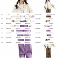 thumbnail image 4 of Coerni Big Boys Girls 2 Pcs Sweatsuit Stand Collar Zip Up Jacket and Wide Leg Pants Set Casual Sporty Matching Tracksuit Outfit Fall, 4 of 5