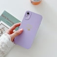 thumbnail image 3 of Compatible with iPhone XR Case for Women Girl,Cute Plated Creative Love Heart with Full Camera Lens Protection Case Soft Silicone TPU Anti-Scratch Protective Cover for iPhone XR 6.1＂-Purple, 3 of 9