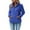 Blue, variant on Long Sleeve Shirts for Women Hemlock Fleece Jumper Jacket Hoodies Pullover Fleece Sweatshirts Casual Top Fuzzy 1/4 Zip Up Long Sleeve Stand Collar Cozy Coat Tops With Pockets Sweatshirt