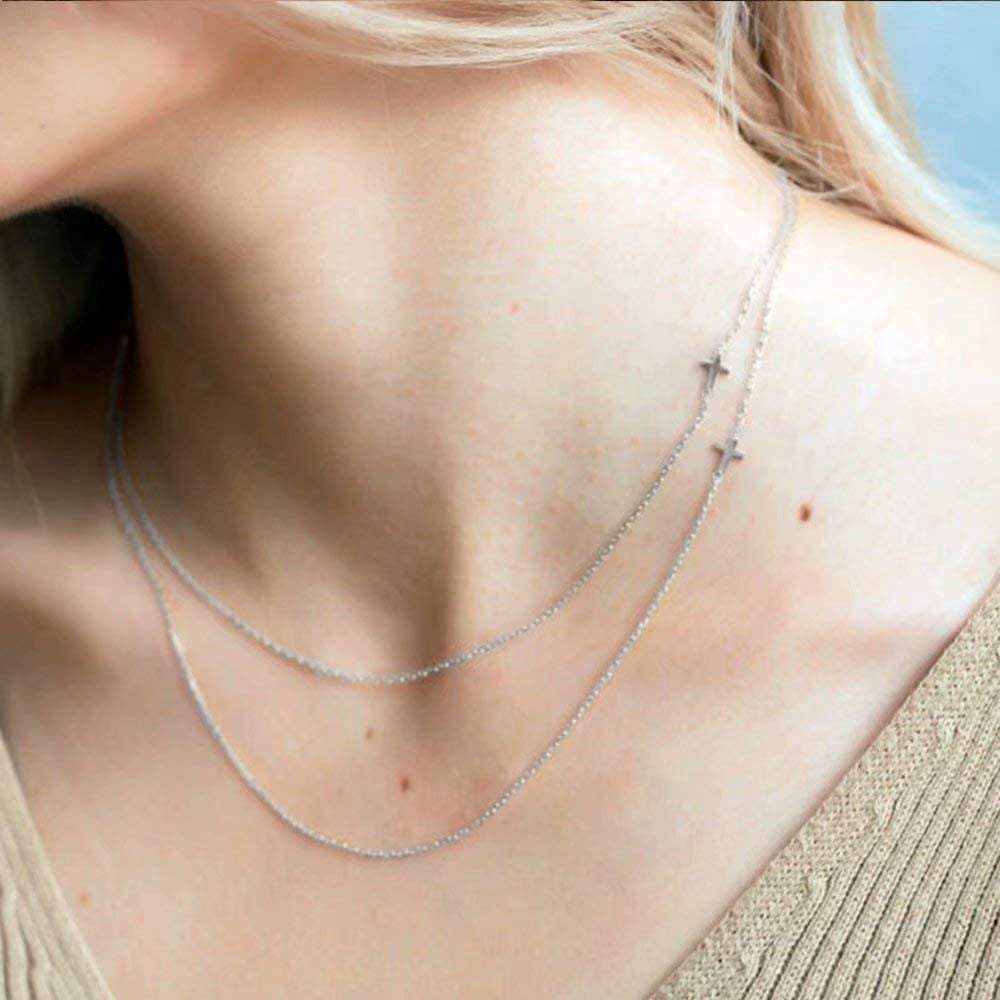 Cross Necklace for Women 14K Gold 