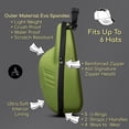 thumbnail image 2 of Atzi Hats Case for Baseball Caps Hard Travel Hat Case Cap Carrier Hats Storage Box Shoulder Strap Carabiner Fits 6 Hats, 2 of 9