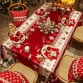 thumbnail image 1 of Nappe de Noël Imperméable, Nappes Festives pour Tables Rectangulaires, 1 of 6