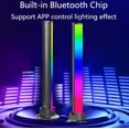 thumbnail image 4 of Lumière à Commande Vocale Rechargeable Rgb, Lumière Ambiante Led avec 8 Modes de Lumière Ambiante Sept Couleurs Synchronisée avec Musique (Pack de Deux), 4 of 6