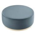 thumbnail image 3 of Tilden Ottoman in Cadet Blue Natural, 3 of 7