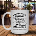 thumbnail image 2 of Recreational Therapist Girl Coffee Mug, Teacup, Green Tea Cup 15 oz, 2 of 3