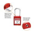 thumbnail image 2 of Candado de seguridad Lockout Tagout QWORK rojo con 20 candados y 40 llaves, 2 of 8