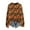 Orange, variant on Wutalume Women's Funny Round Neck Christmas Printed Jumper Sweater, Ugly Holiday Costume Top, Festive Pullover for Parties and Family Gatherings,Beige L