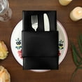 thumbnail image 4 of NUZYZ Dinner Napkin Satin Anti-wrinkle Surface Solid Color Washable Seamless Royal Shine Glamor Table Decor for Hotel Restaurant Dining Banquet Wedding Luxurious Party Napkins,Champagne, 4 of 8