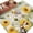 Green, variant on Summer Botanical Large Area Rugs for Bedroom Living Room, Soft Non Slip Carpet Bedside Rug, White Daisy Botanical Bee Rustic Rectangular Floor Cover Kitchen Accent Rug 6'x9' for Dining Room/Office